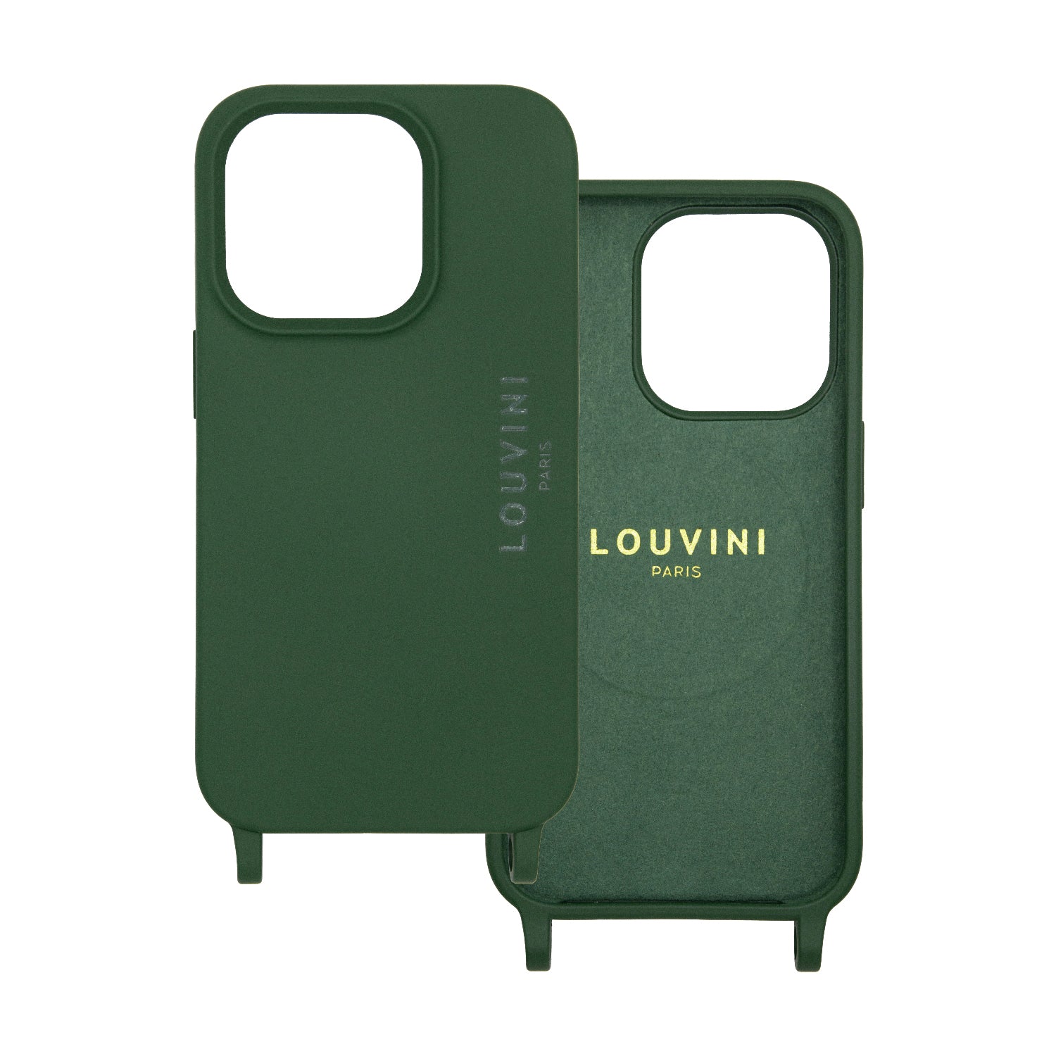 Coque iPhone MagSafe avec anneaux MILO - Olive