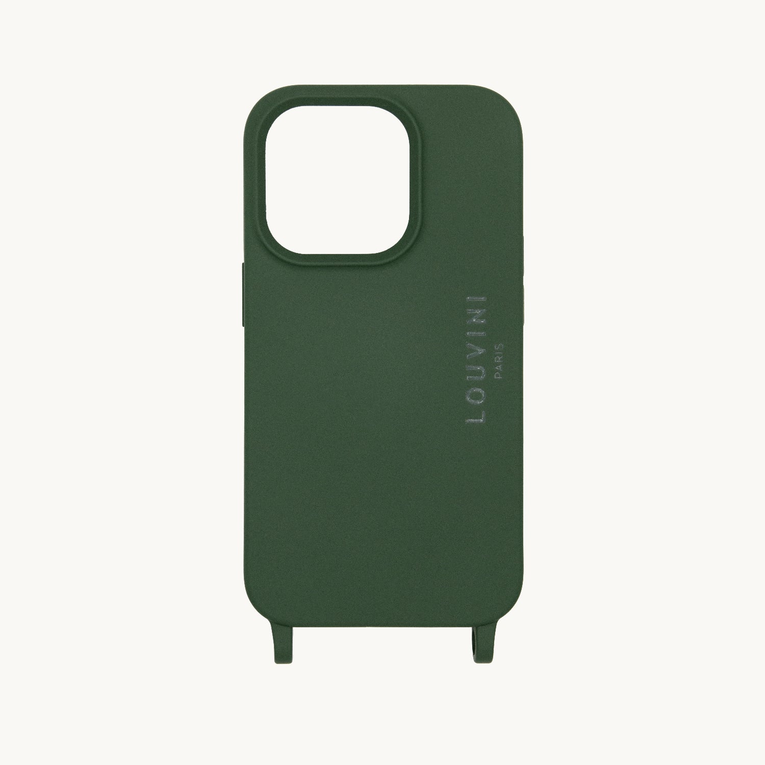 Coque iPhone MagSafe avec anneaux MILO - Olive