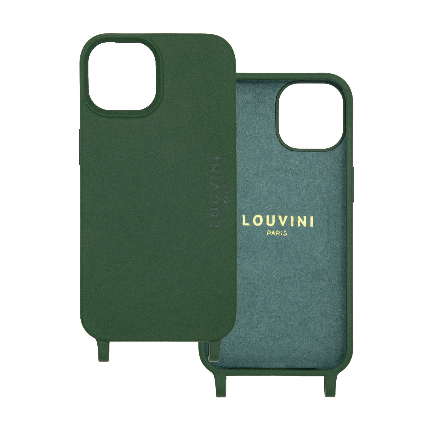 Coque iPhone MagSafe avec anneaux MILO - Olive