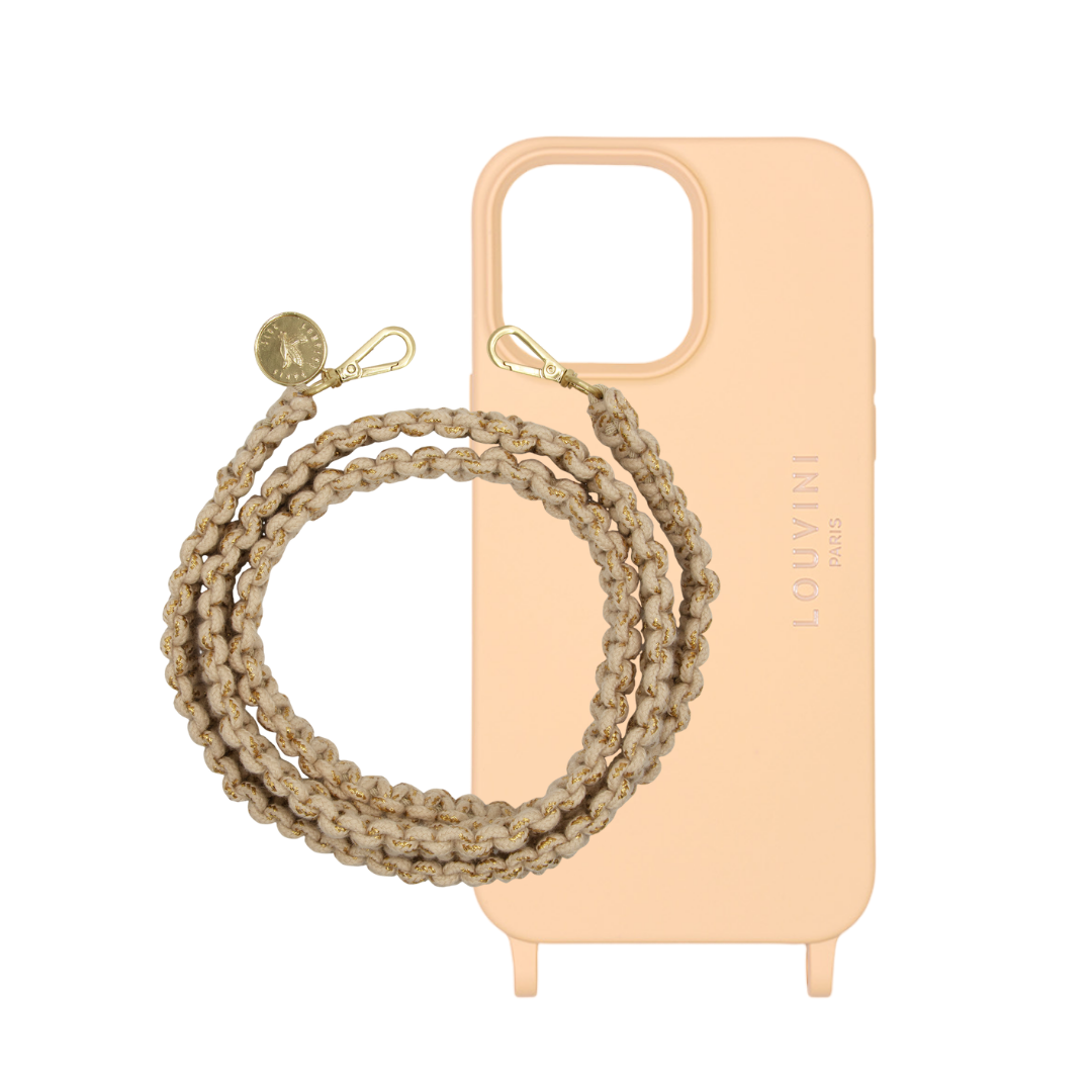 MILO NUDE IPHONE CASE & Cream Palma Cord