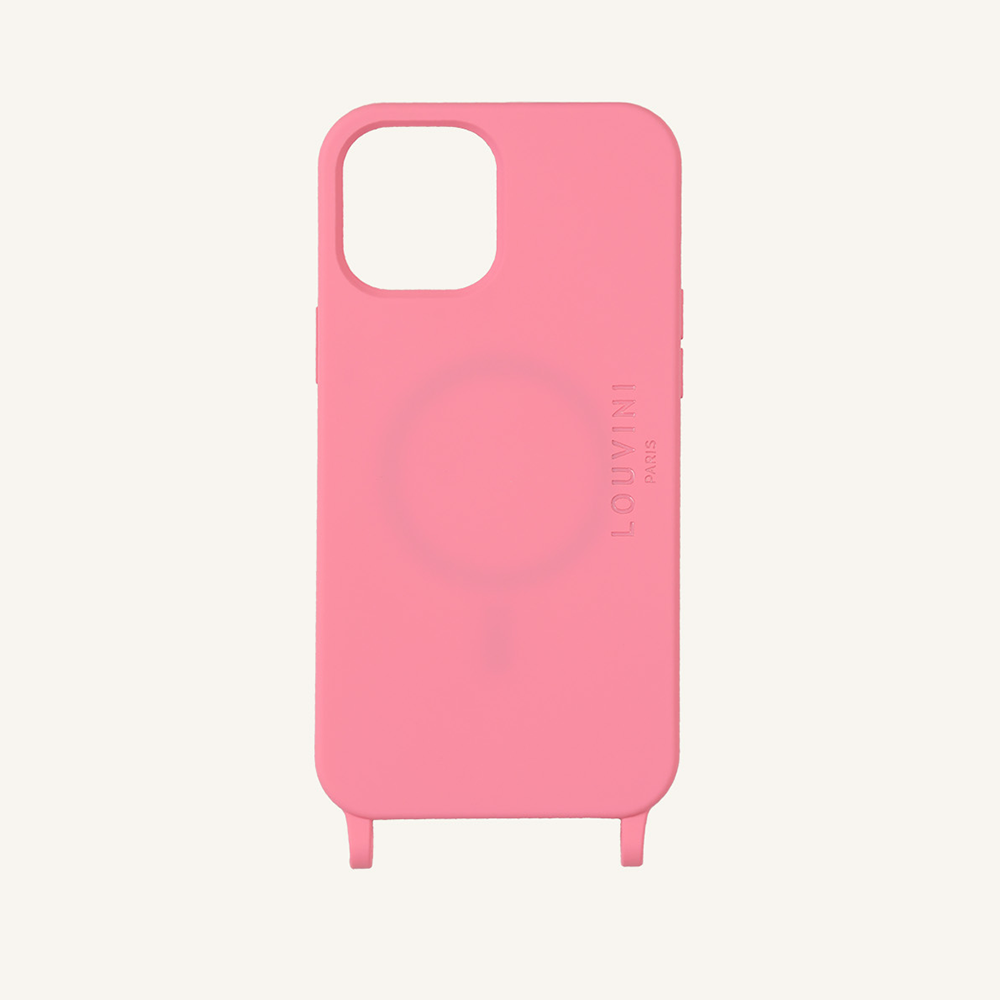 Coque iPhone MagSafe avec anneaux MILO - Rose