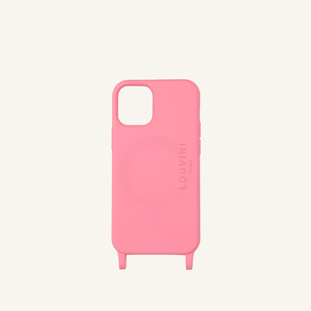 Coque iPhone MagSafe avec anneaux MILO - Rose