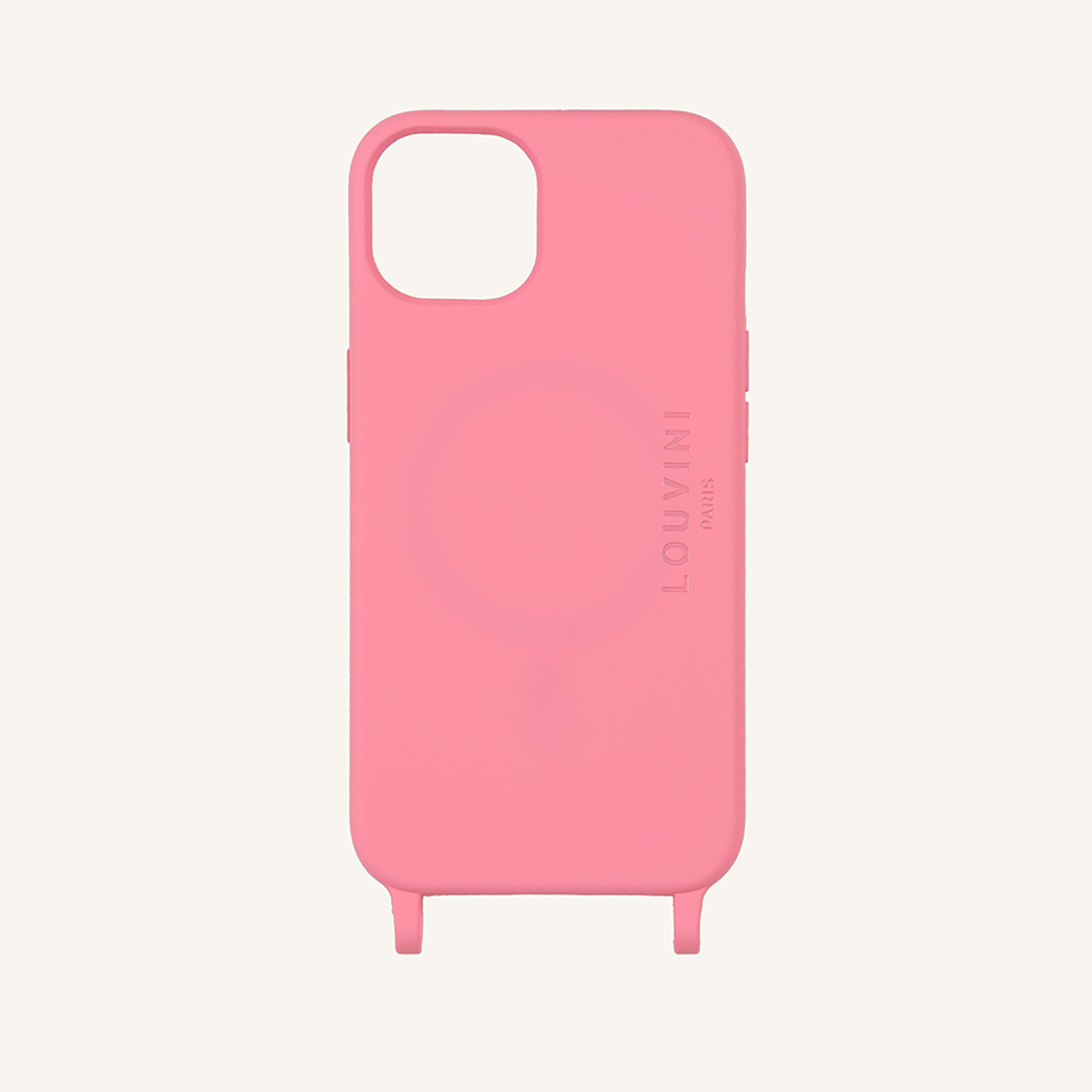 Coque iPhone MagSafe avec anneaux MILO - Rose