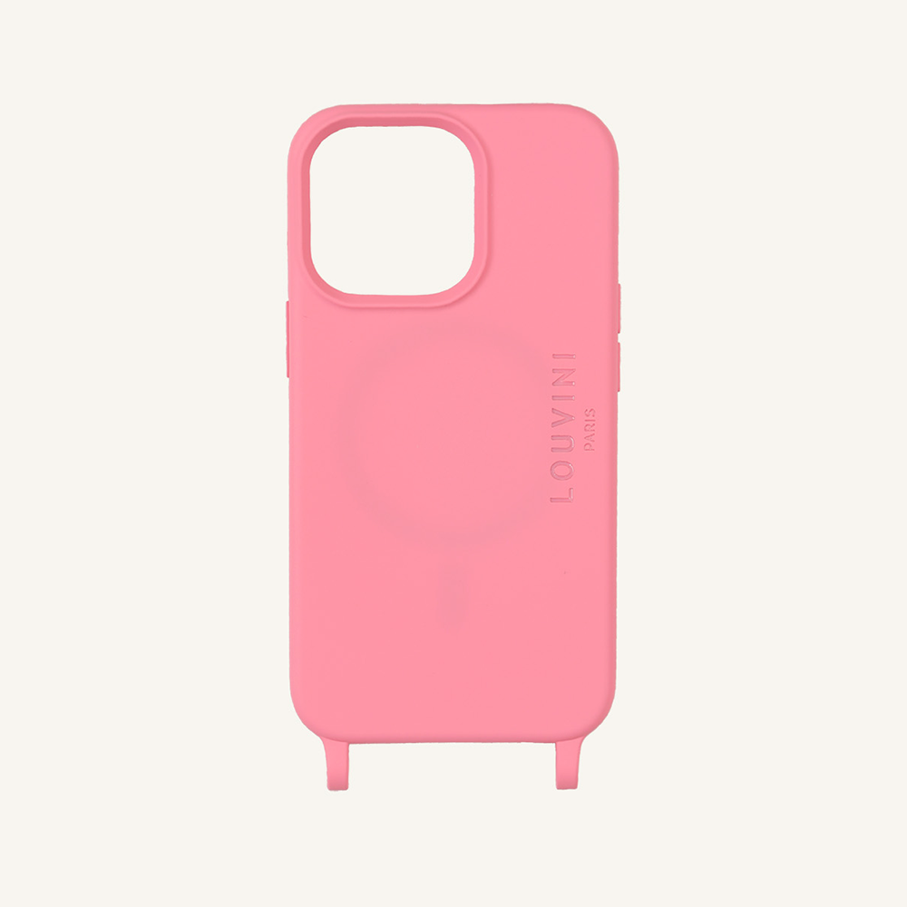 Coque iPhone MagSafe avec anneaux MILO - Rose