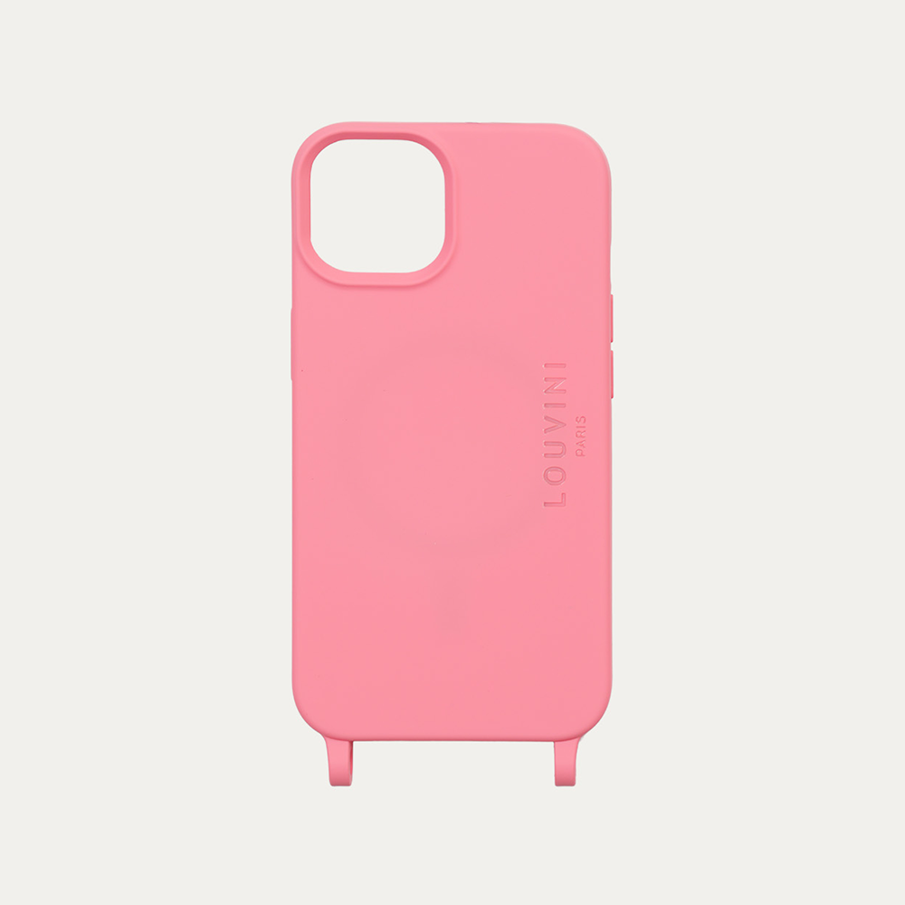 Coque iPhone MagSafe avec anneaux MILO - Rose