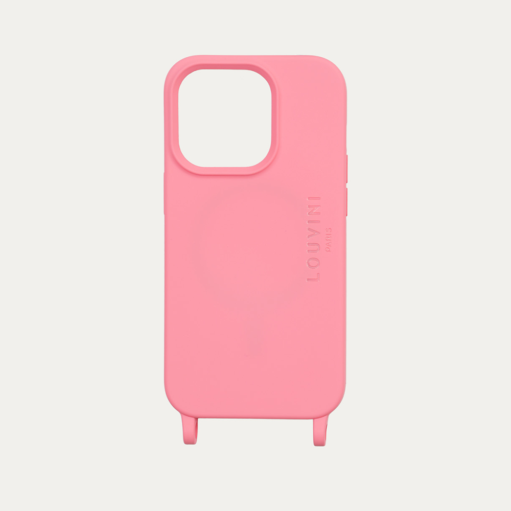 Coque iPhone MagSafe avec anneaux MILO - Rose