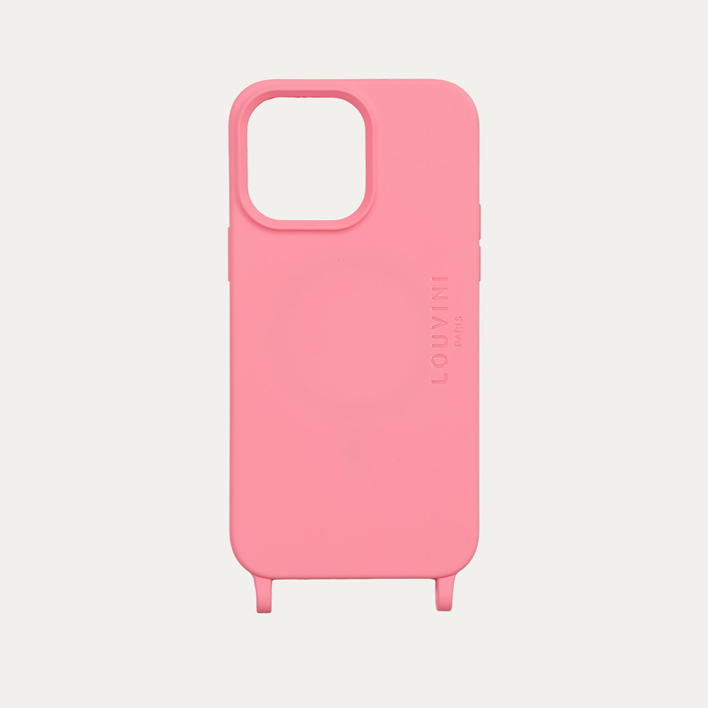 Coque iPhone MagSafe avec anneaux MILO - Rose