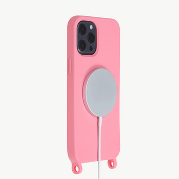 Coque iPhone MagSafe avec anneaux MILO - Rose