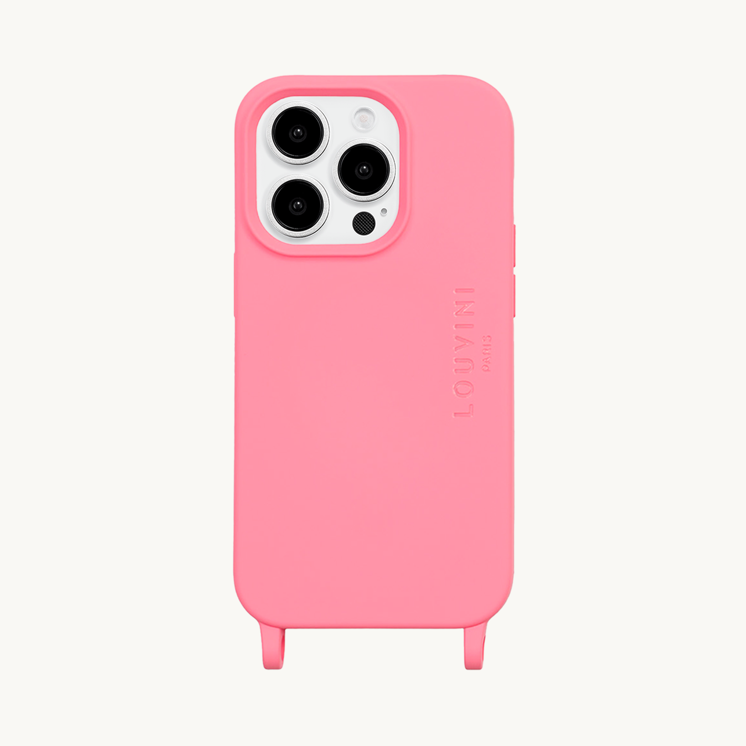 Coque iPhone MagSafe avec anneaux MILO - Rose