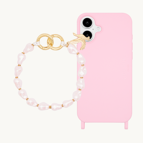 Coque iPhone MagSafe MILO Soft Pink & Bracelet IDA Rose