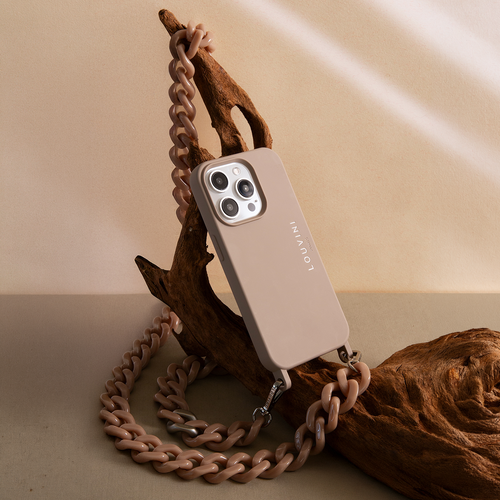 Coque iPhone MagSafe avec anneaux MILO - Taupe