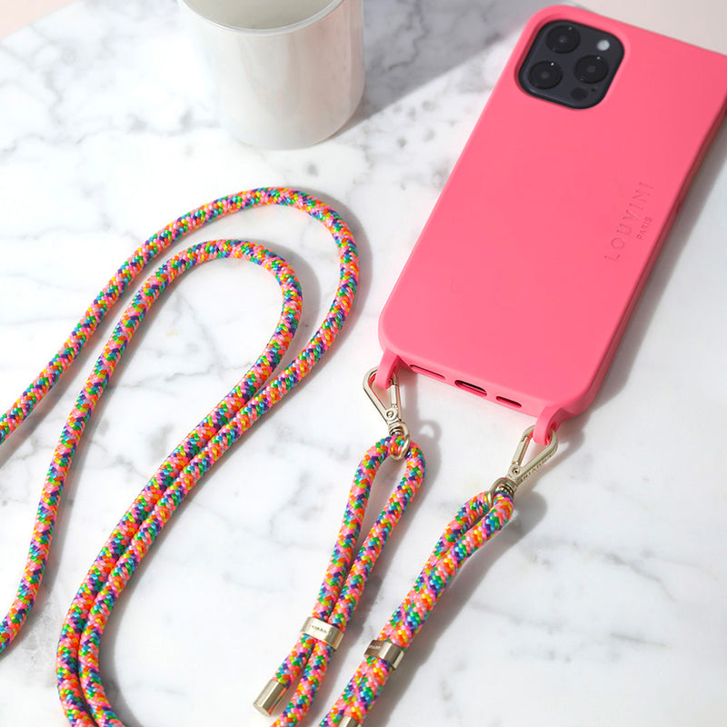 Milo Pink iPhone Case & Tessa Neon Cord