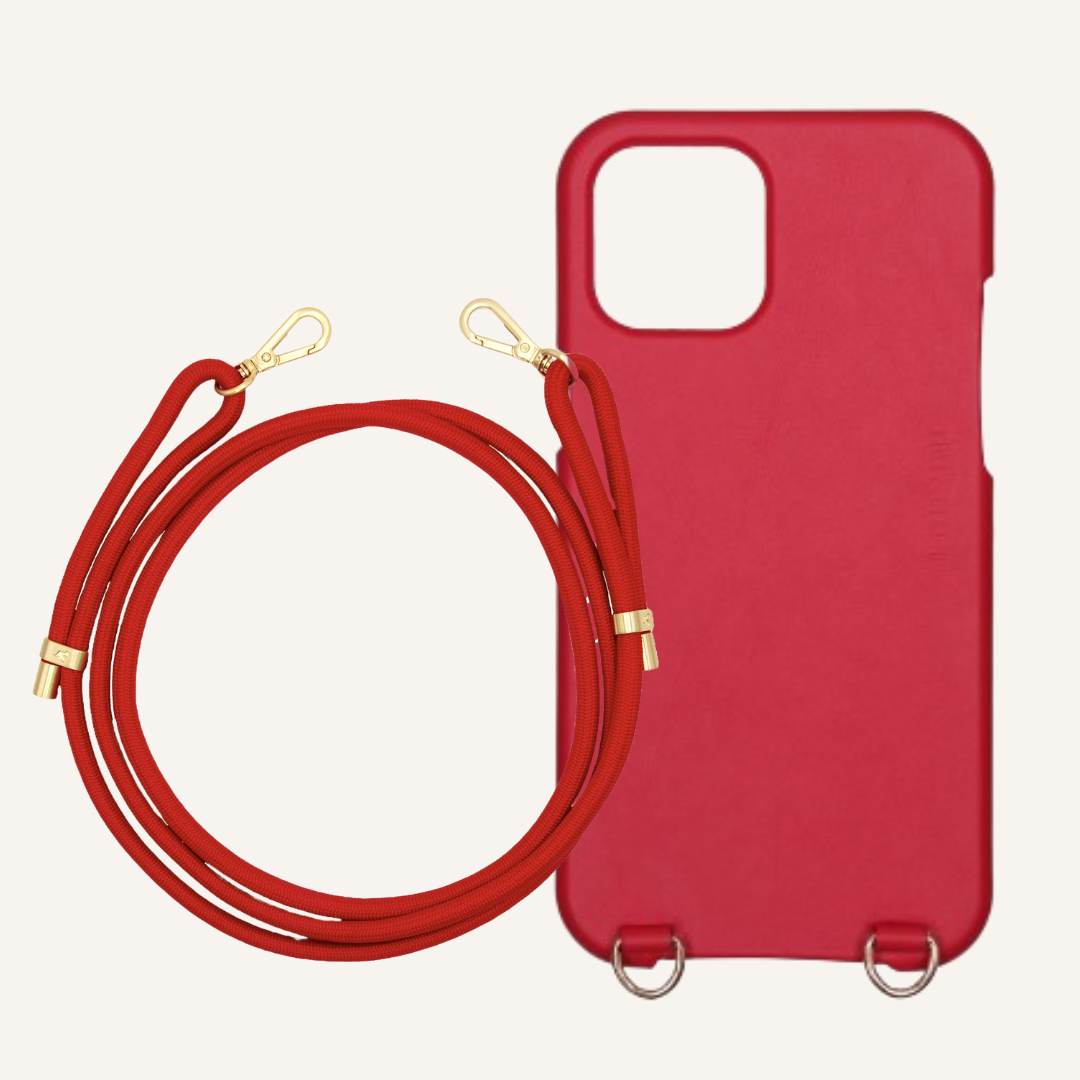 Iphone Max Case Magsafe Red & Tessa Red Cord