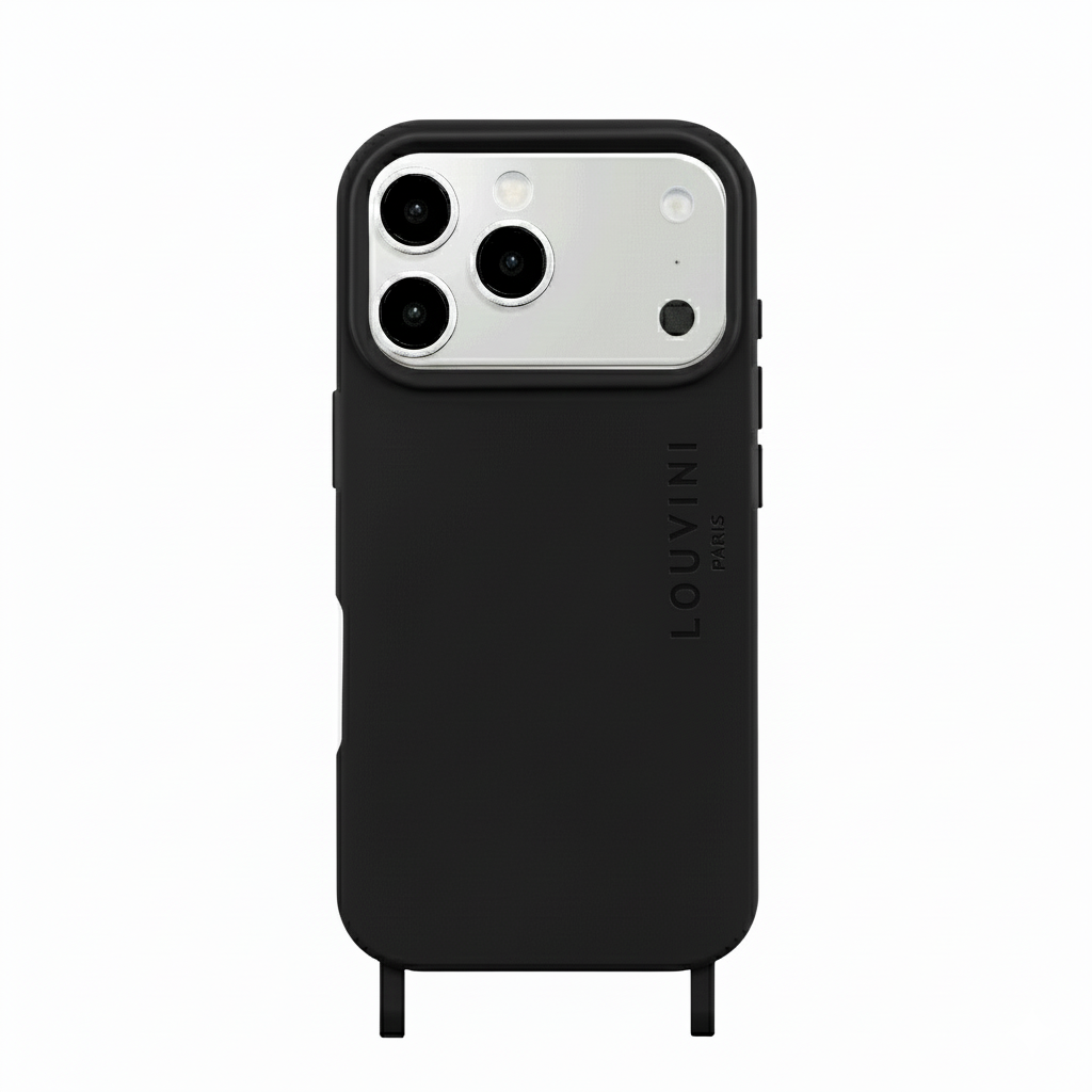 Coque iPhone MagSafe avec anneaux MILO - Noir