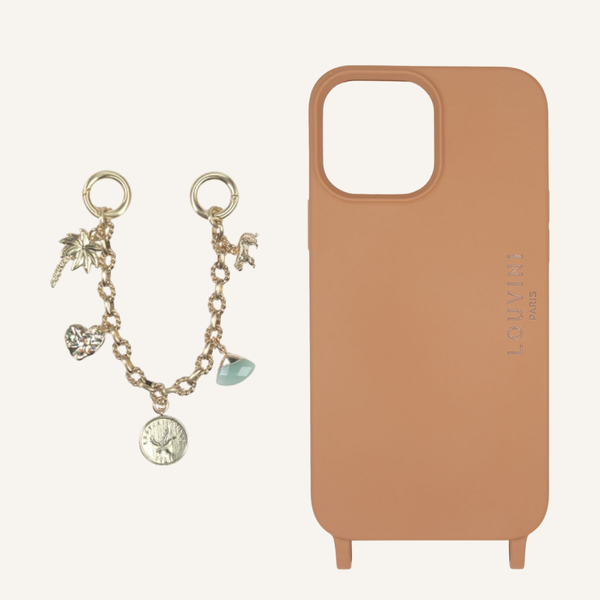 Milo Cinnamon iPhone Case & Petit Lucky Chain