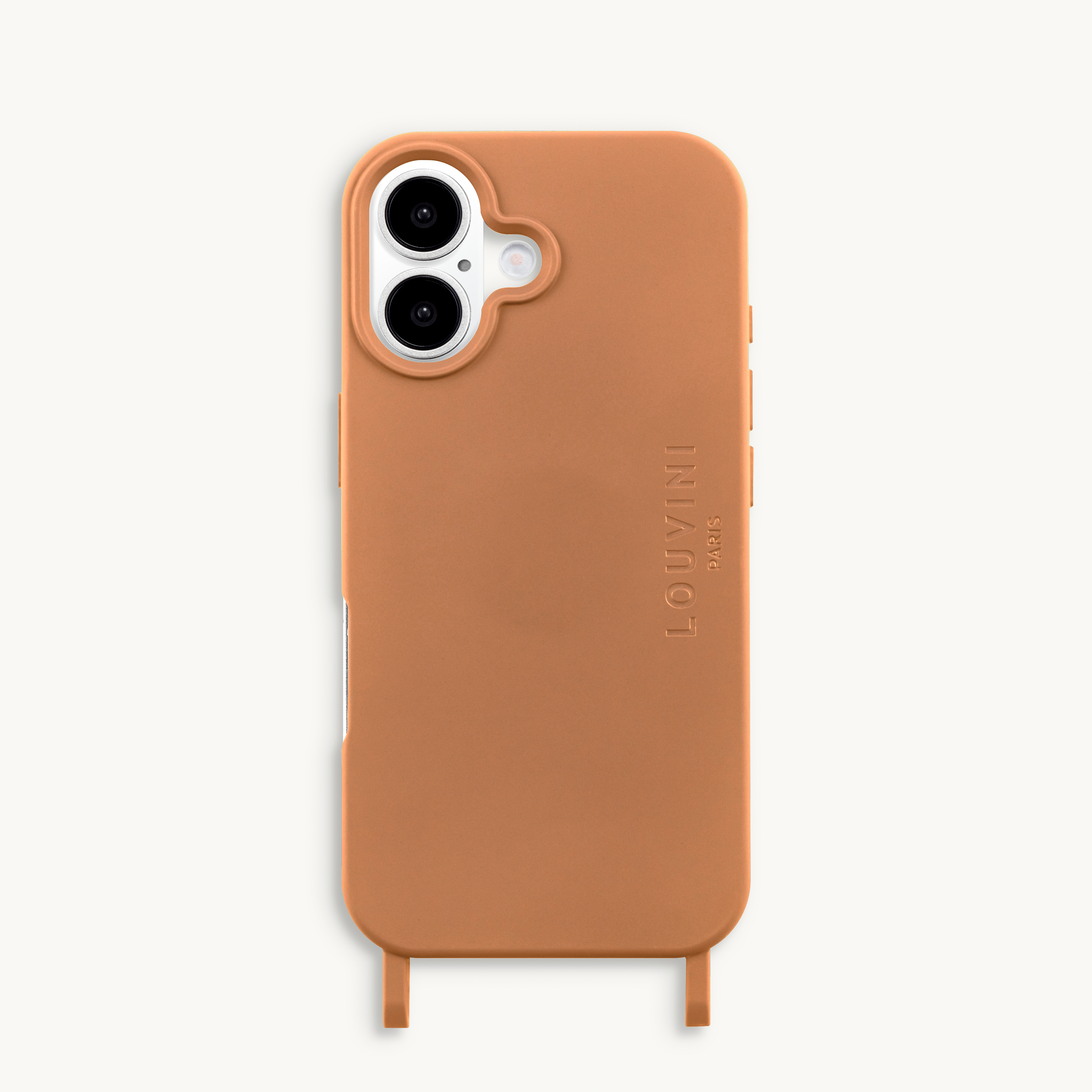 Coque iPhone MagSafe avec anneaux MILO - Cannelle