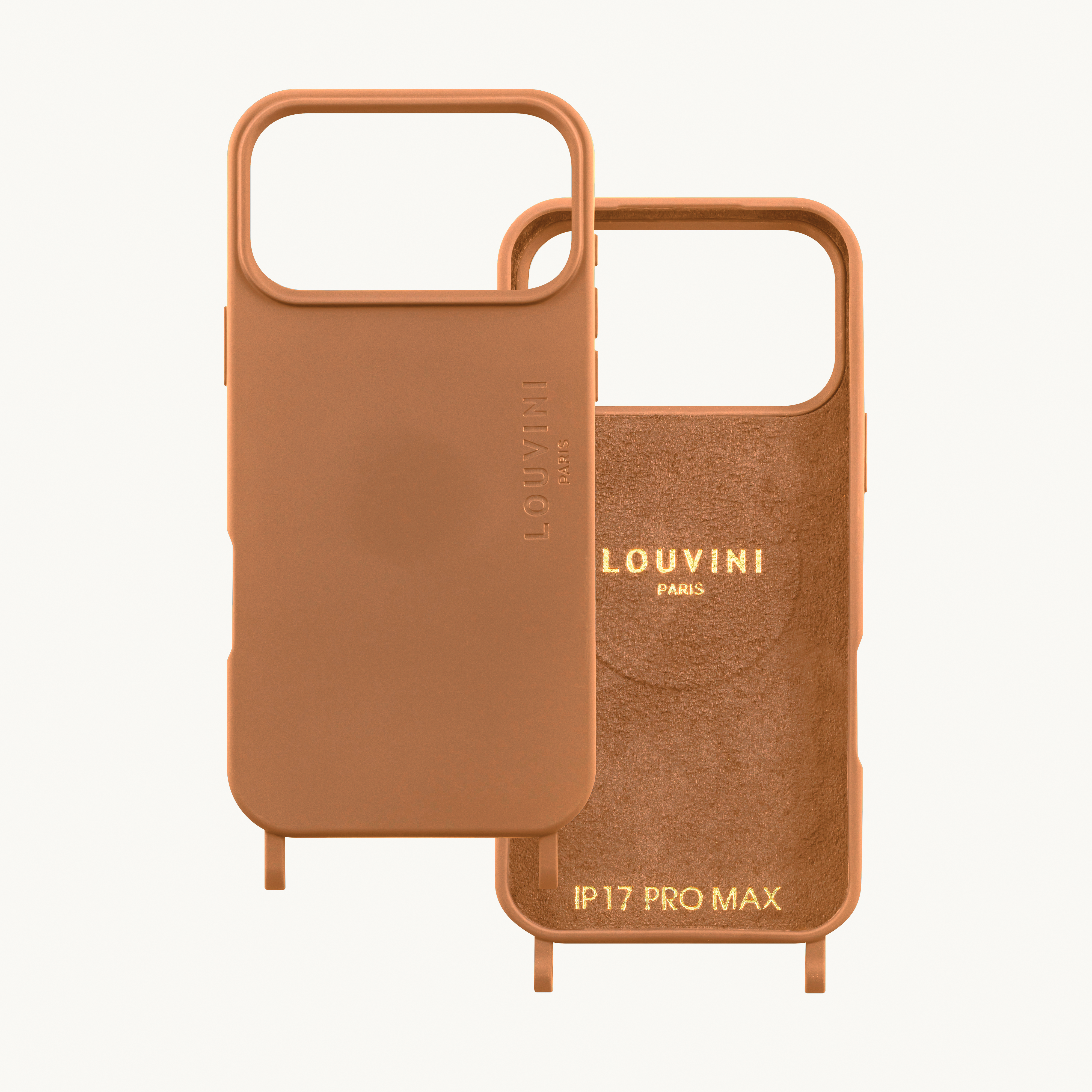 Coque iPhone MagSafe avec anneaux MILO - Cannelle