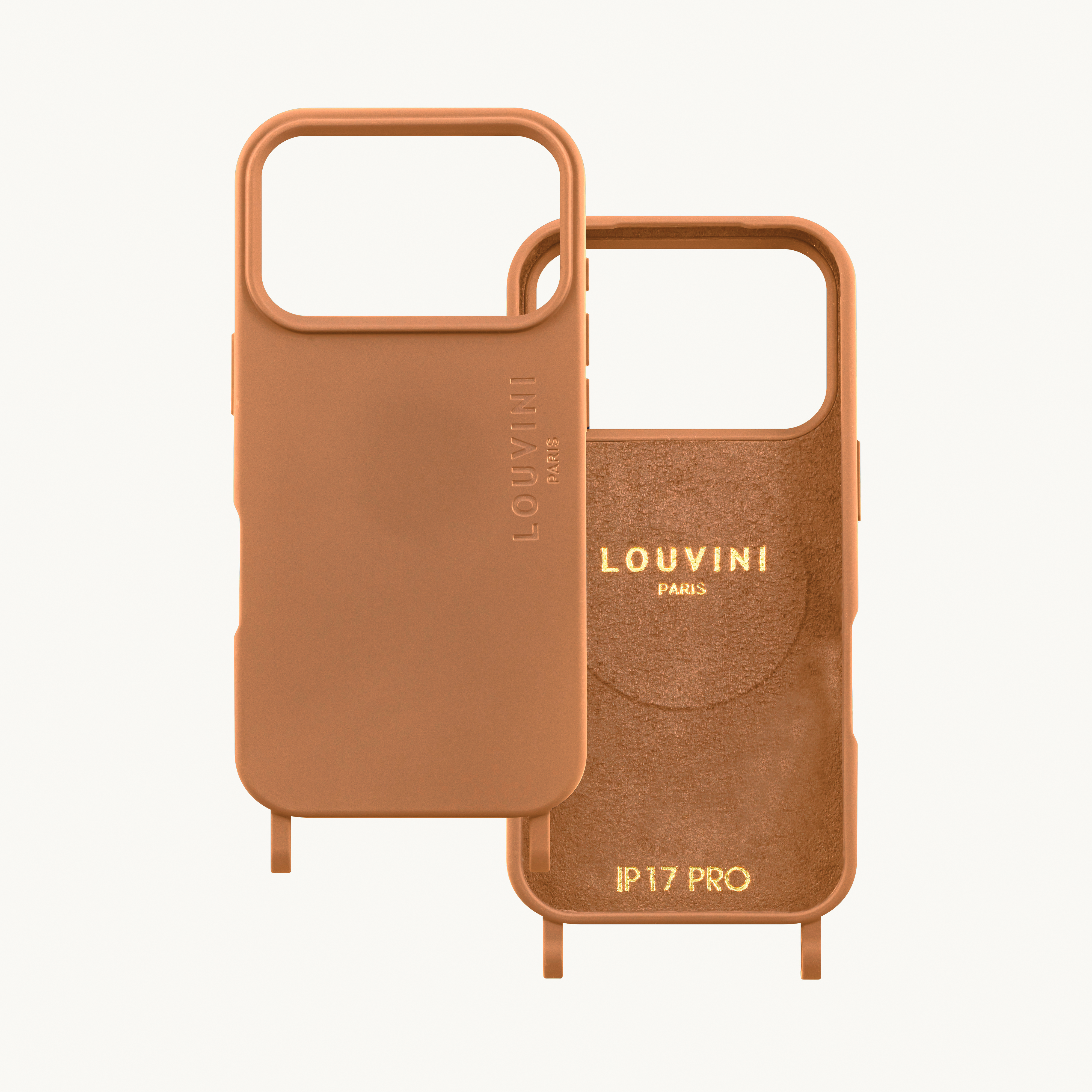 Coque iPhone MagSafe avec anneaux MILO - Cannelle