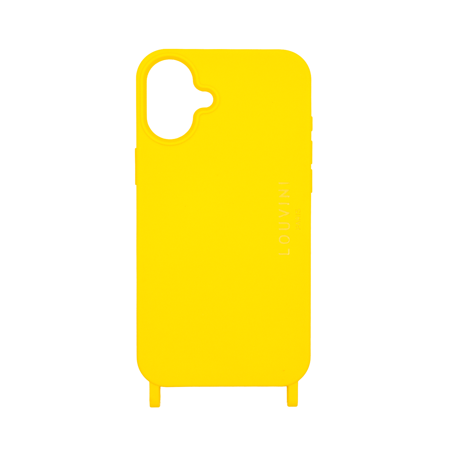 Coque iPhone avec anneaux MILO - Jaune