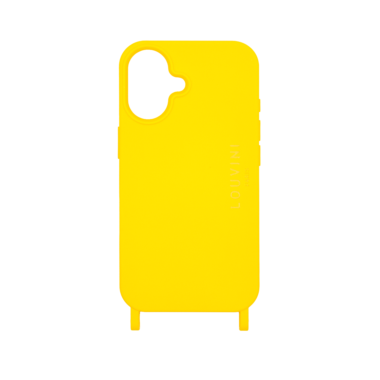 Coque iPhone avec anneaux MILO - Jaune