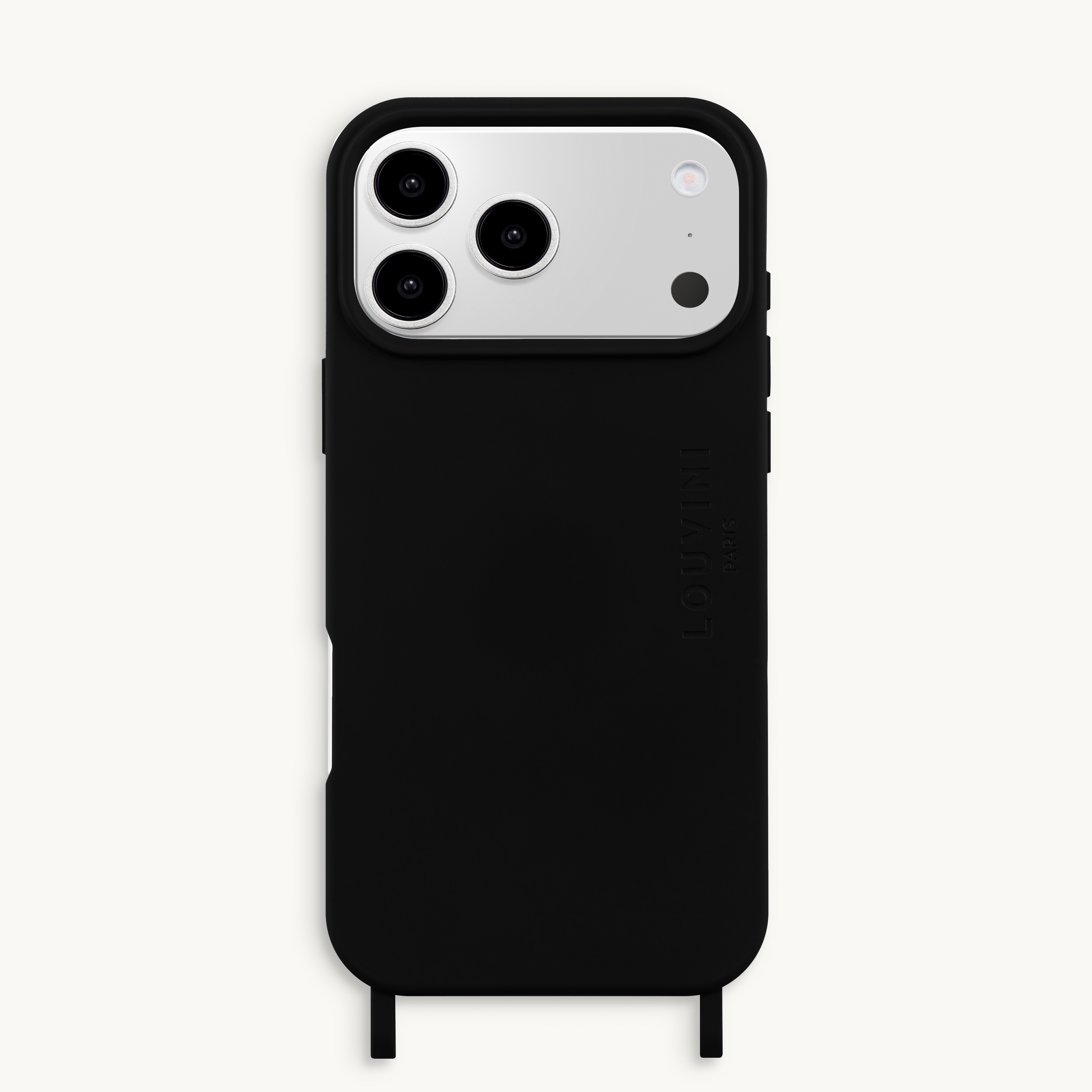 Coque iPhone MagSafe avec anneaux MILO - Noir