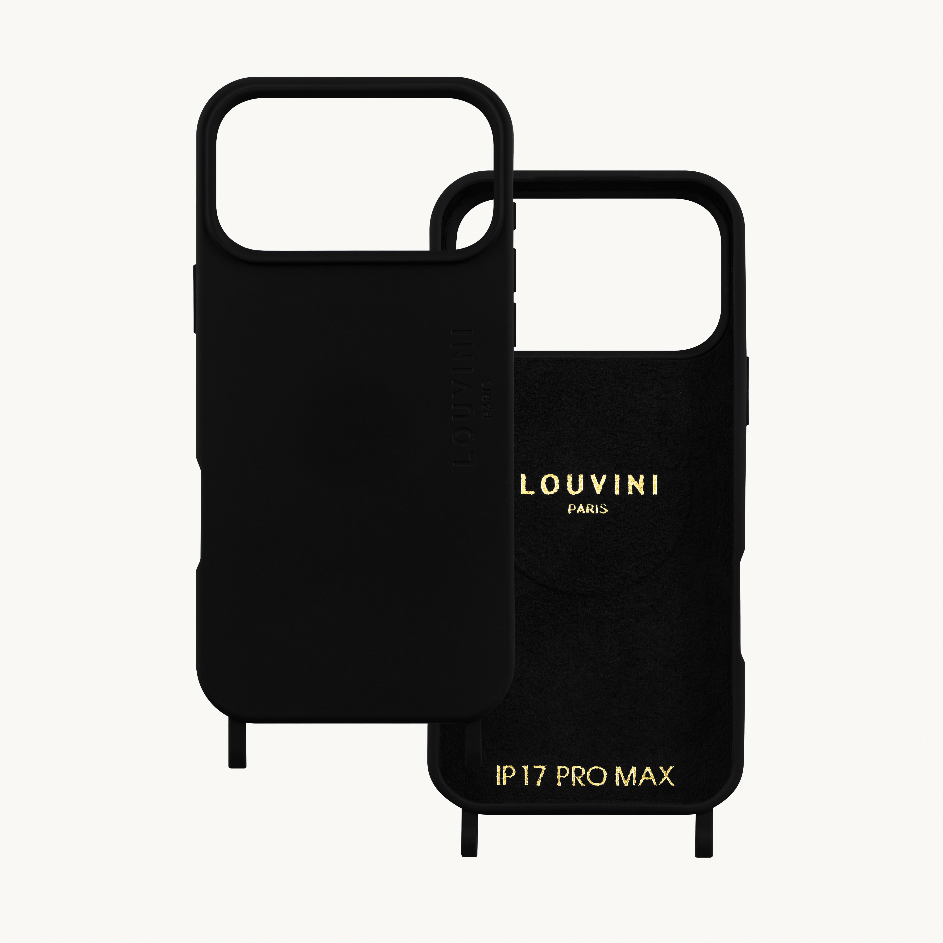 Coque iPhone MagSafe avec anneaux MILO - Noir