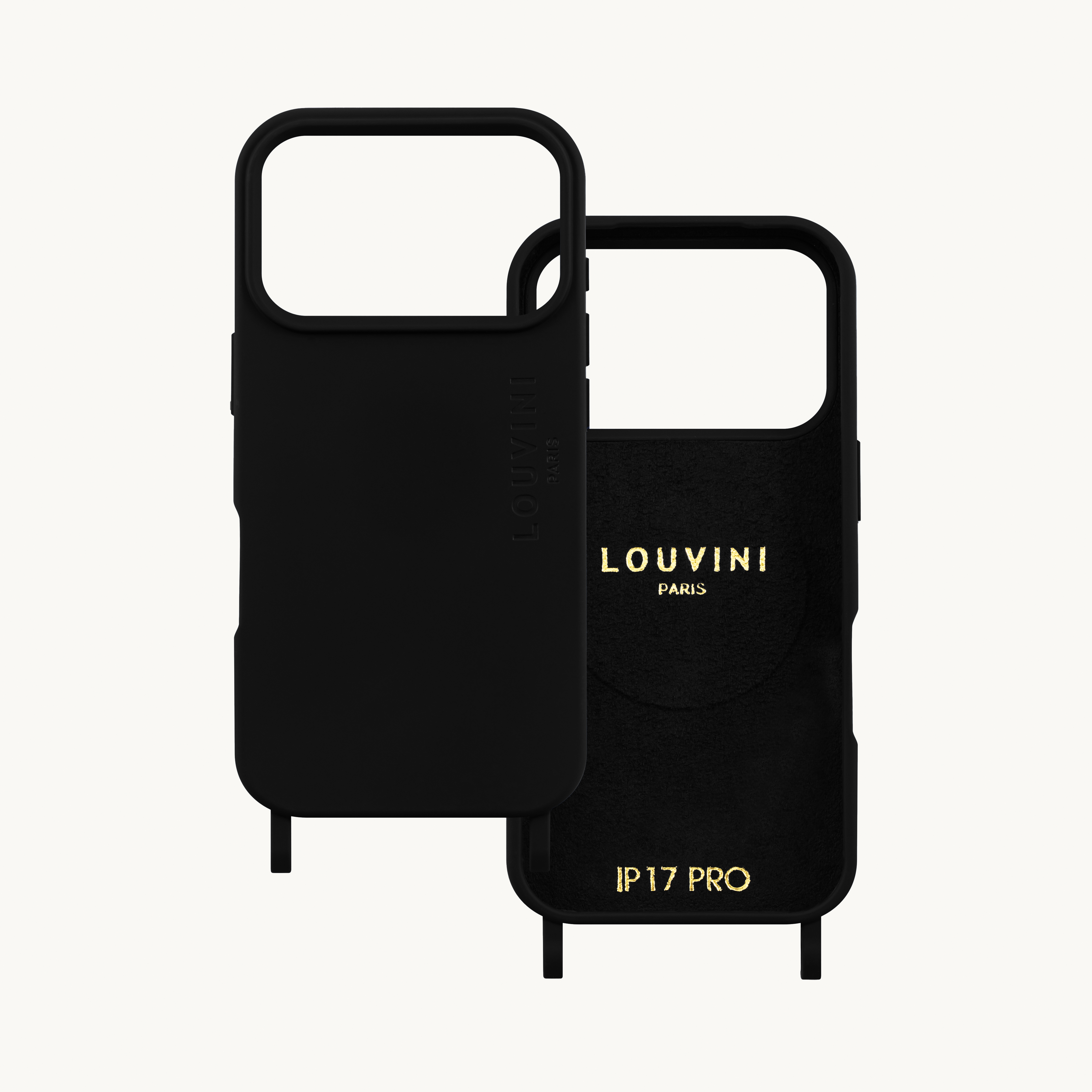 Coque iPhone MagSafe avec anneaux MILO - Noir