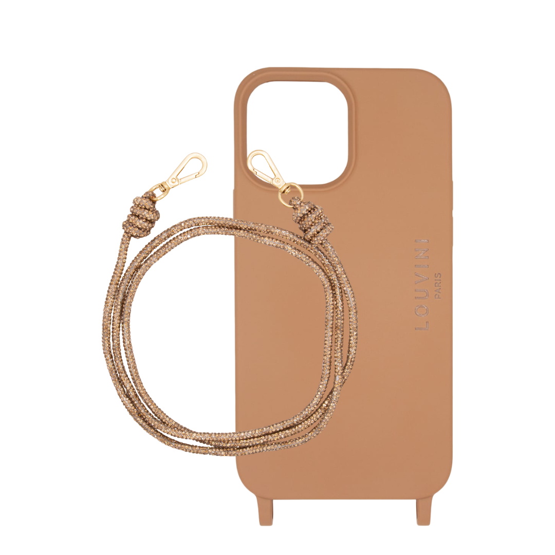 Milo Cinnamon iPhone Case & Kim Bronze Cord