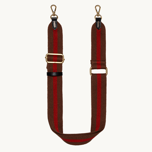 Sangle OLYMPE - Marron-Bordeaux