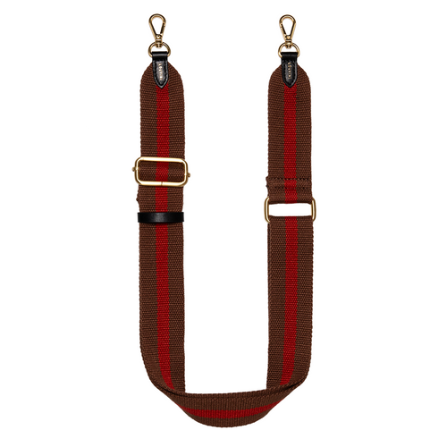 Sangle de telephone marron et bordeaux