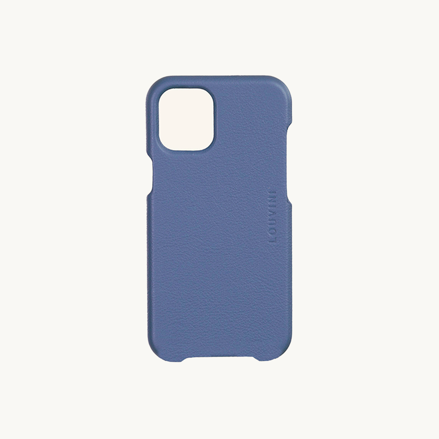 COQUE IPHONE CUIR PORTE CARTE OSCAR - BLEU