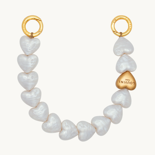 Bracelet PETIT CUORE - Perle Blanche