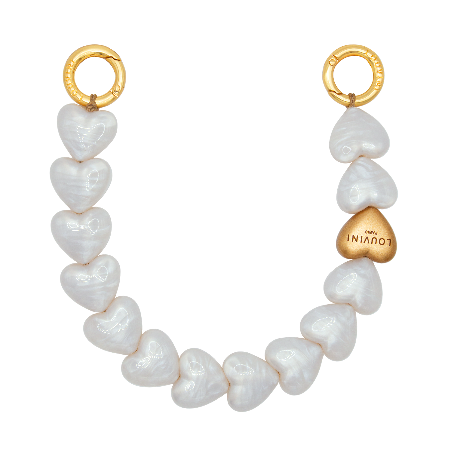 Bracelet PETIT CUORE - Perle Blanche