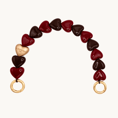 Bracelet PETIT CUORE - Bordeaux-Marron