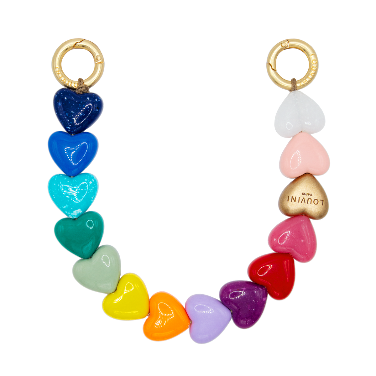 Bracelet PETIT CUORE - Arc-en-ciel