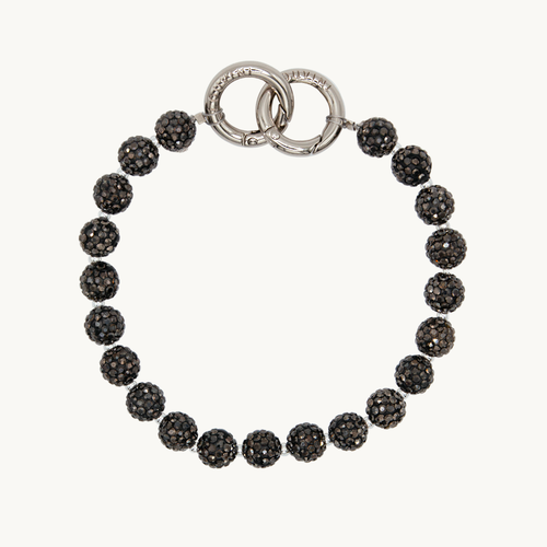 Bracelet PETIT DAISY Argenté - Anthracite