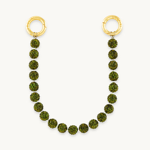 Bracelet de telephone a strass argente