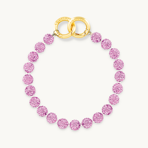Bracelet de telephone a strass argente