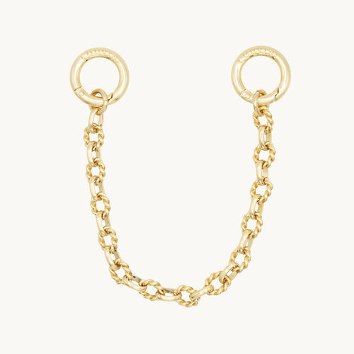 Bracelet de téléphone à maillons dorés