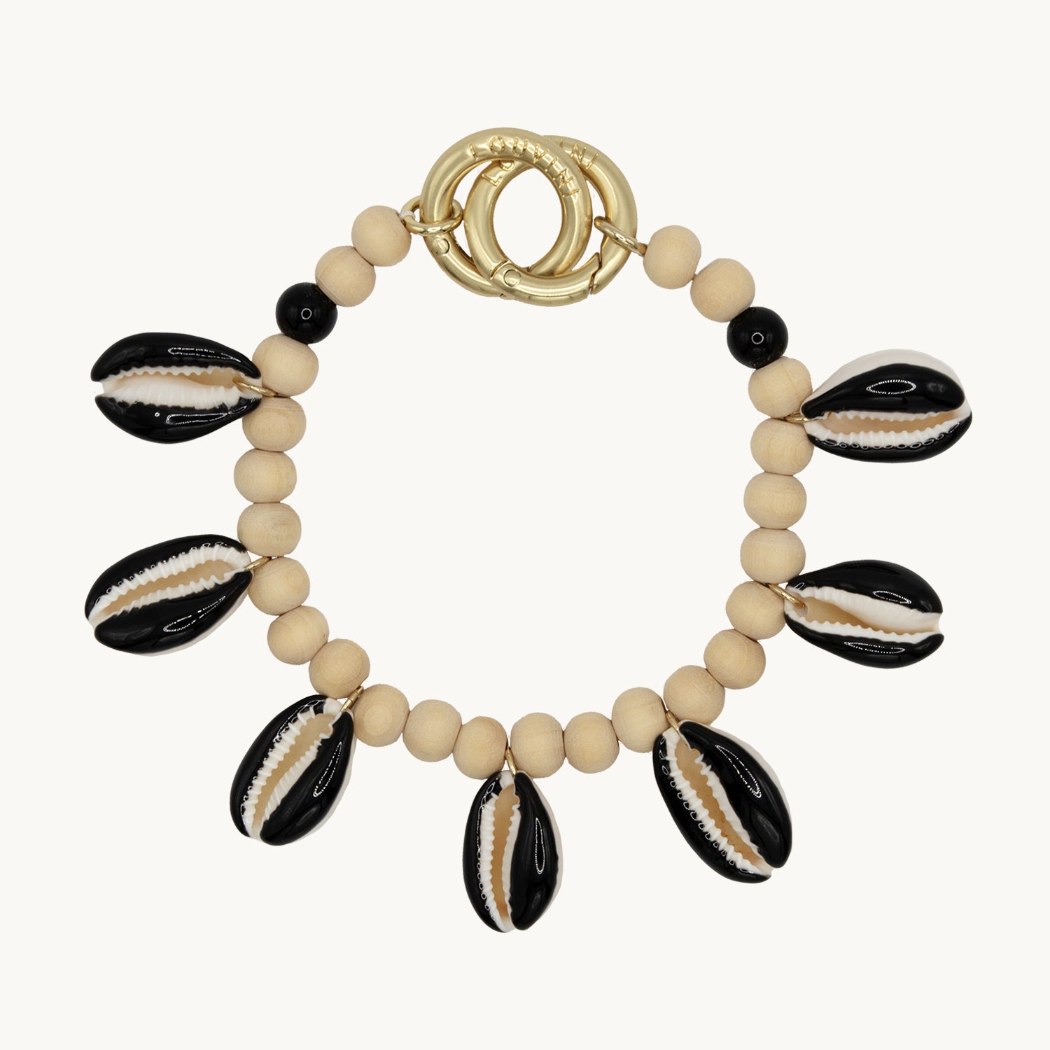 Bracelet coquillages PETIT MOANA - Noir