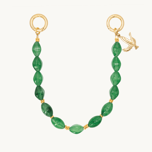 Bracelet de téléphone en résine vert