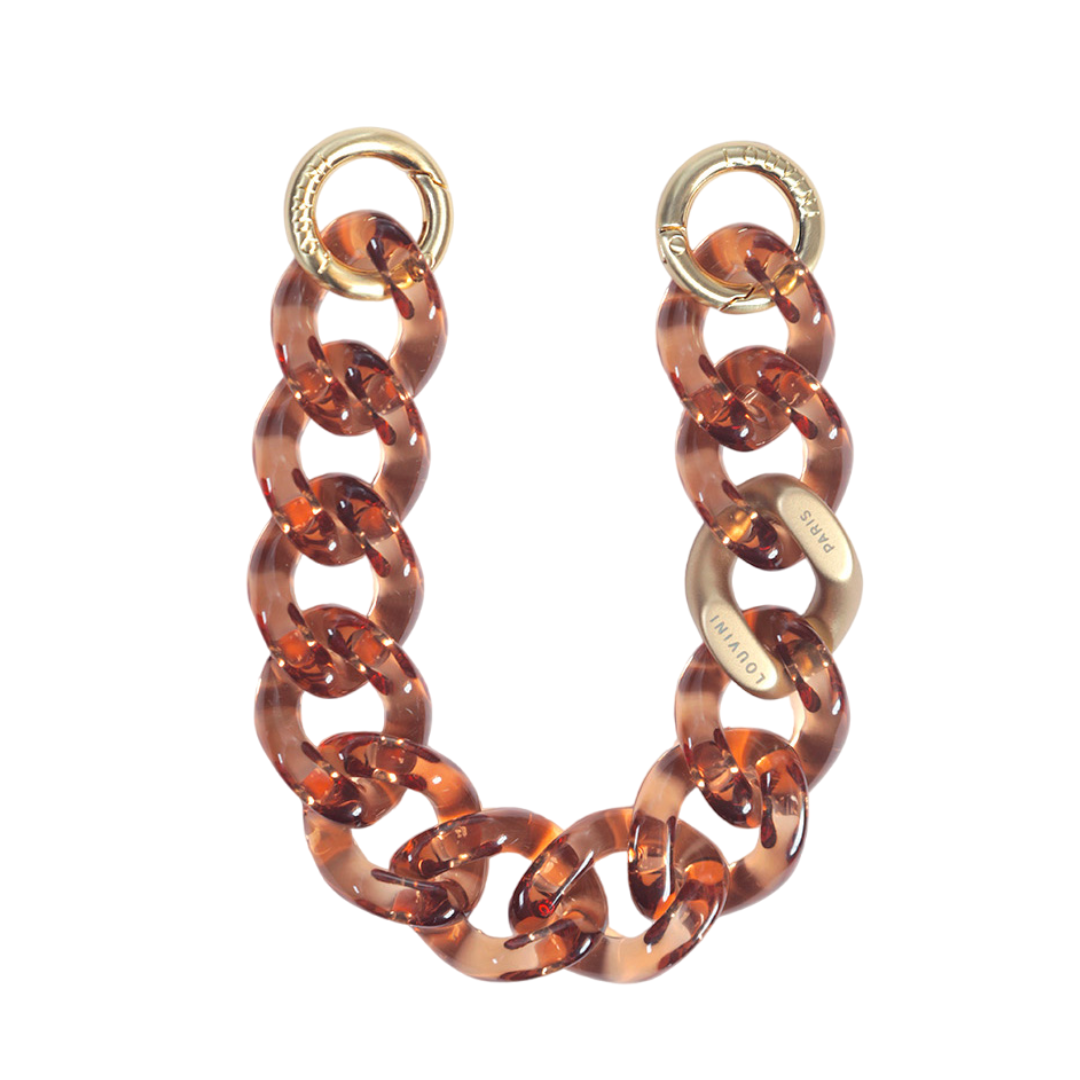 Bracelet de téléphone en résine ambre