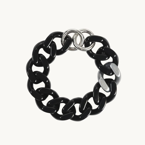 Bracelet PETIT ZOE Argenté - Noir