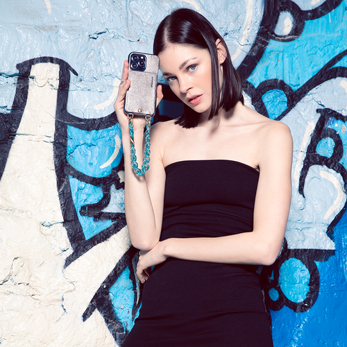 Bracelet PETIT ZOE - Bleu Pailleté