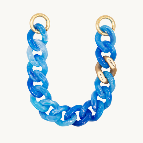 Bracelet de téléphone en résine bleuette