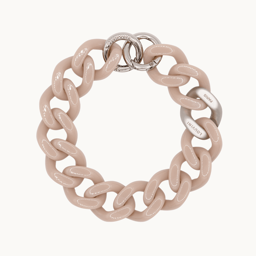 Bracelet PETIT ZOE Argenté - Taupe