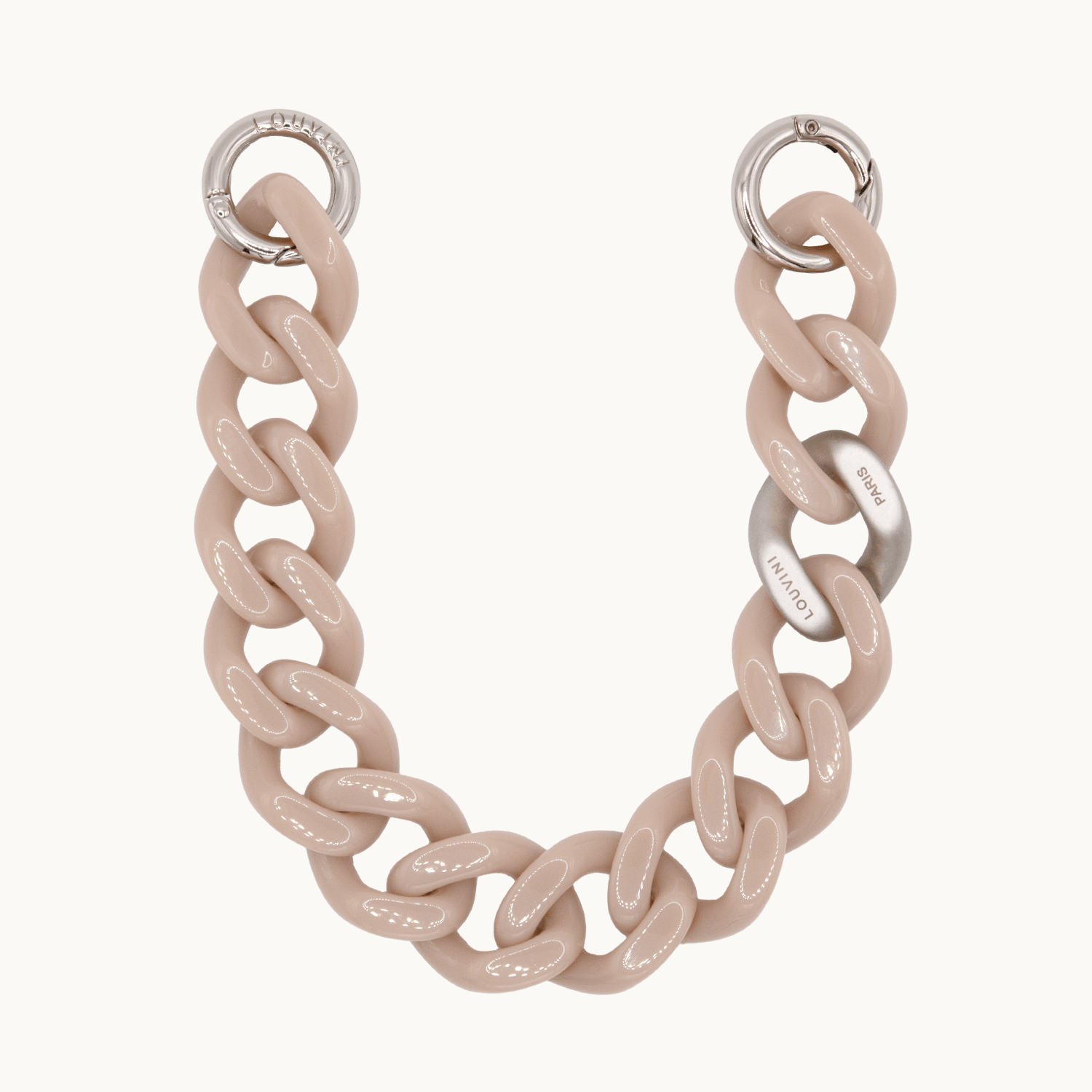 Bracelet de téléphone en résine taupe