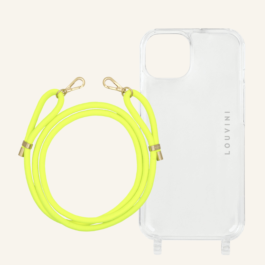 Charlie iPhone Case & Tessa Neon Yellow Cord