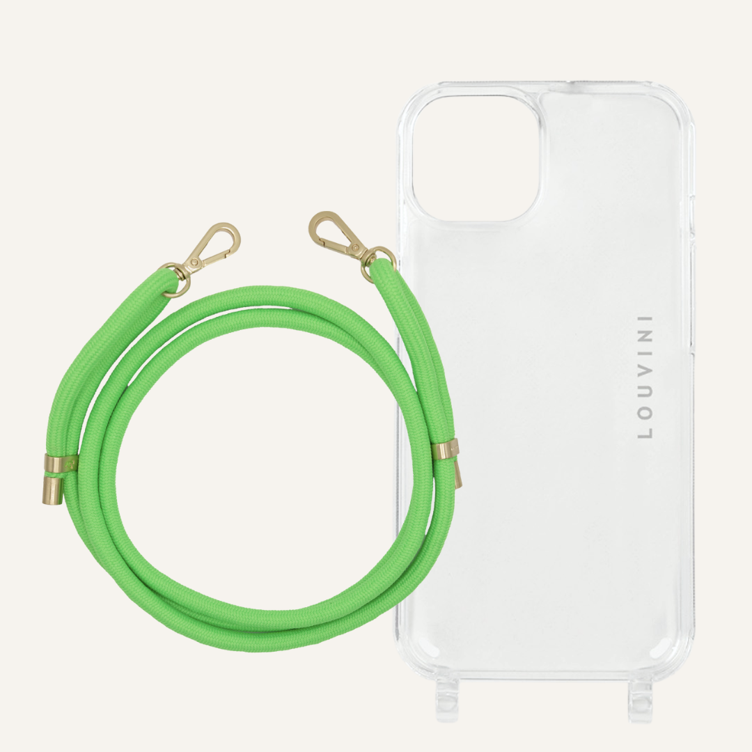 Coque Charlie & Cordon Tessa POP - Vert Fluo