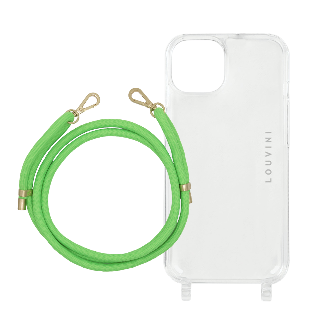 Coque Charlie & Cordon Tessa POP - Vert Fluo